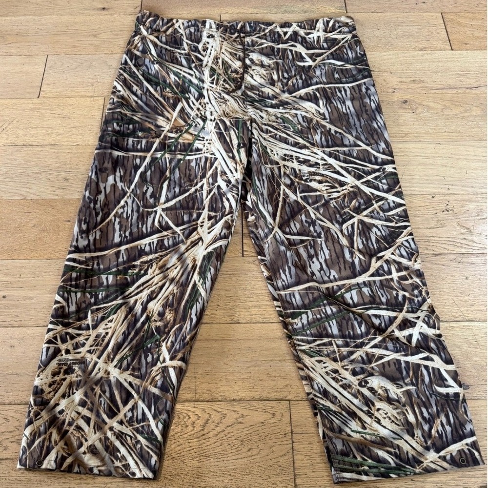 Hodgman Mossy Oak Shadow Grass Camo Hunting Pants‎ XL Water Resistant PVC (1237)